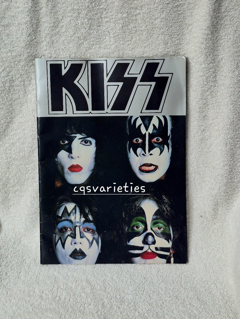 KISS 1979 Tour Program/Book & Copy Of Anaheim Convention Tickets 11/07/1979 Stub